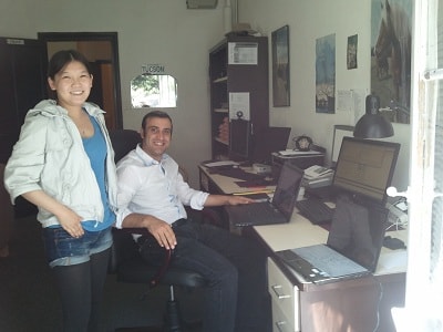 Ting Wang & Nabi Rahmat’s internship at L’Etoile Guest House in France, originating from China & India 2