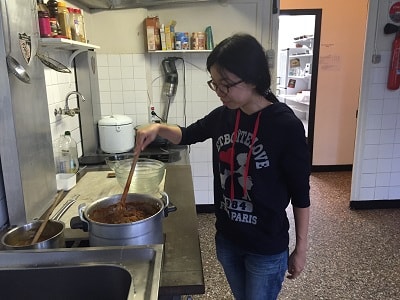 Yutong Wang’s internship at L’Etoile Guest House in France, originating from China 6