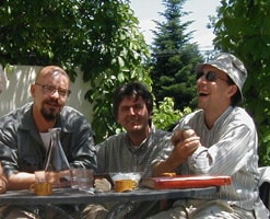 Eric Poindron, Philippe Papadimitriou et David Collin