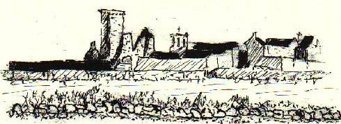 Le village médiéval de La Garde-Guérin sur les bords du Chassezac