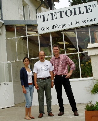 Anna, Svend et Philippe à L'Etoile Maison d'hôtes