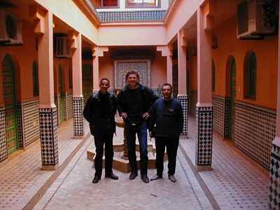 14 Exchange with Siroua Hotel Inn at Taliouine (Atlas), Taroudant, Morocco