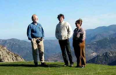 In front of the Chassezac gorges