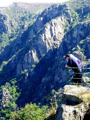 Le canyon du Chassezac près de La Garde-Guérin