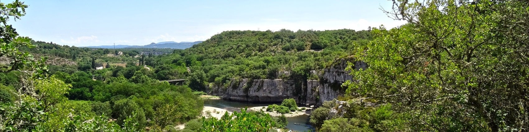 Il bosco di Paiolive vicino ai Vans in Ardèche