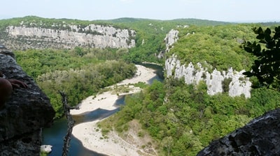 Il bosco di Paiolive vicino ai Vans in Ardèche 2