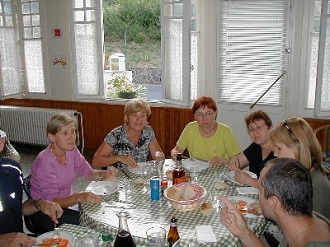 Meals at the table d'hotes