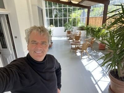 Philippe im Wintergarten